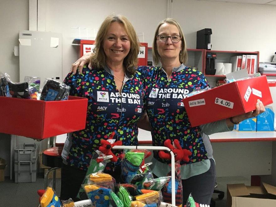 Fundraising with Jolly Soles, Wurth for The Smith Family