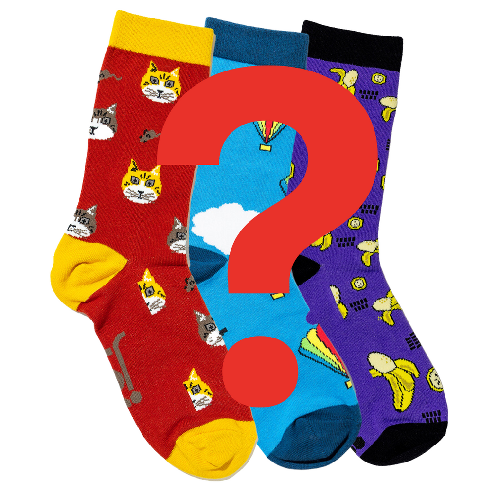 Three Pack of Mystery Sock Designs