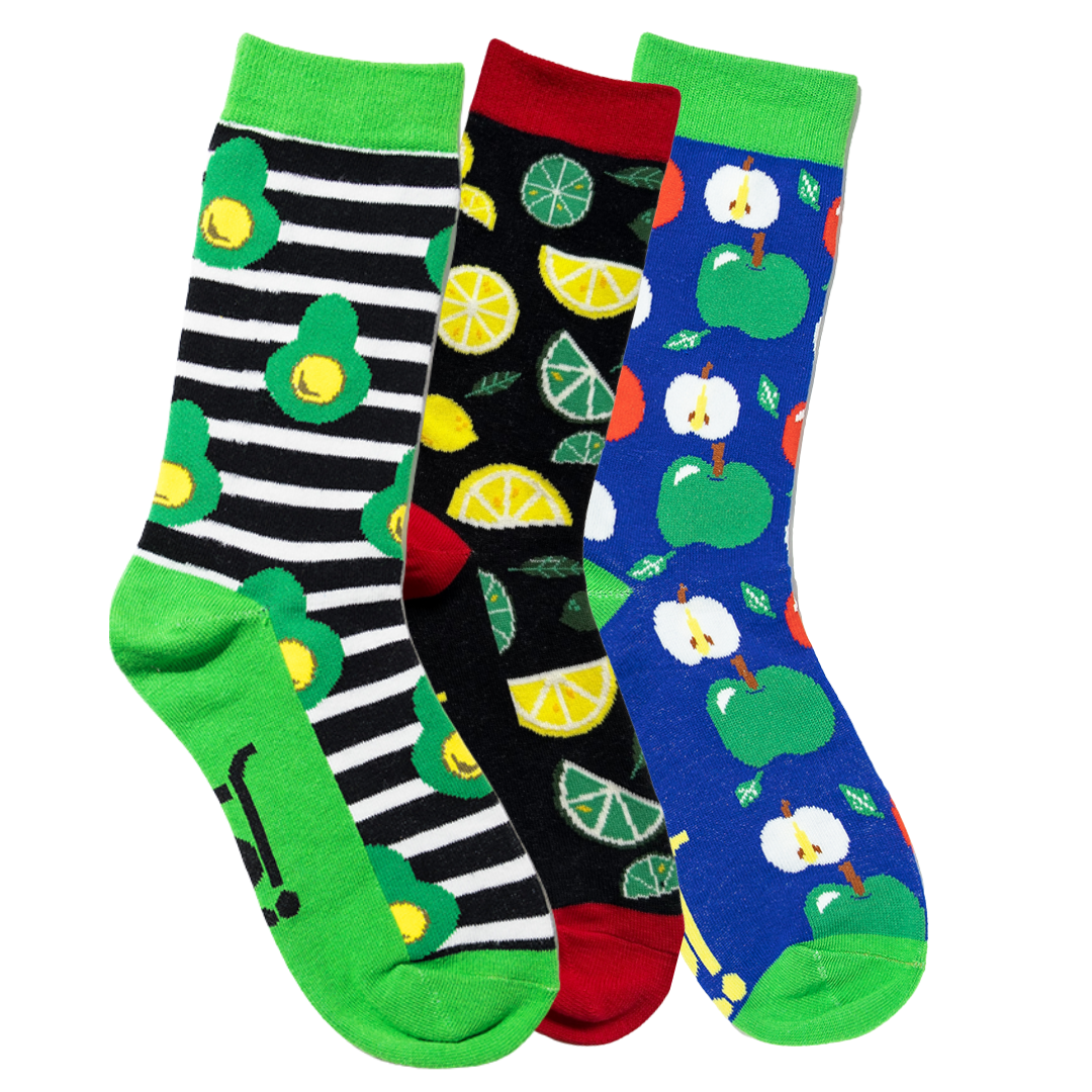 3 pair of Jolly Soles Fruit Salad Socks
