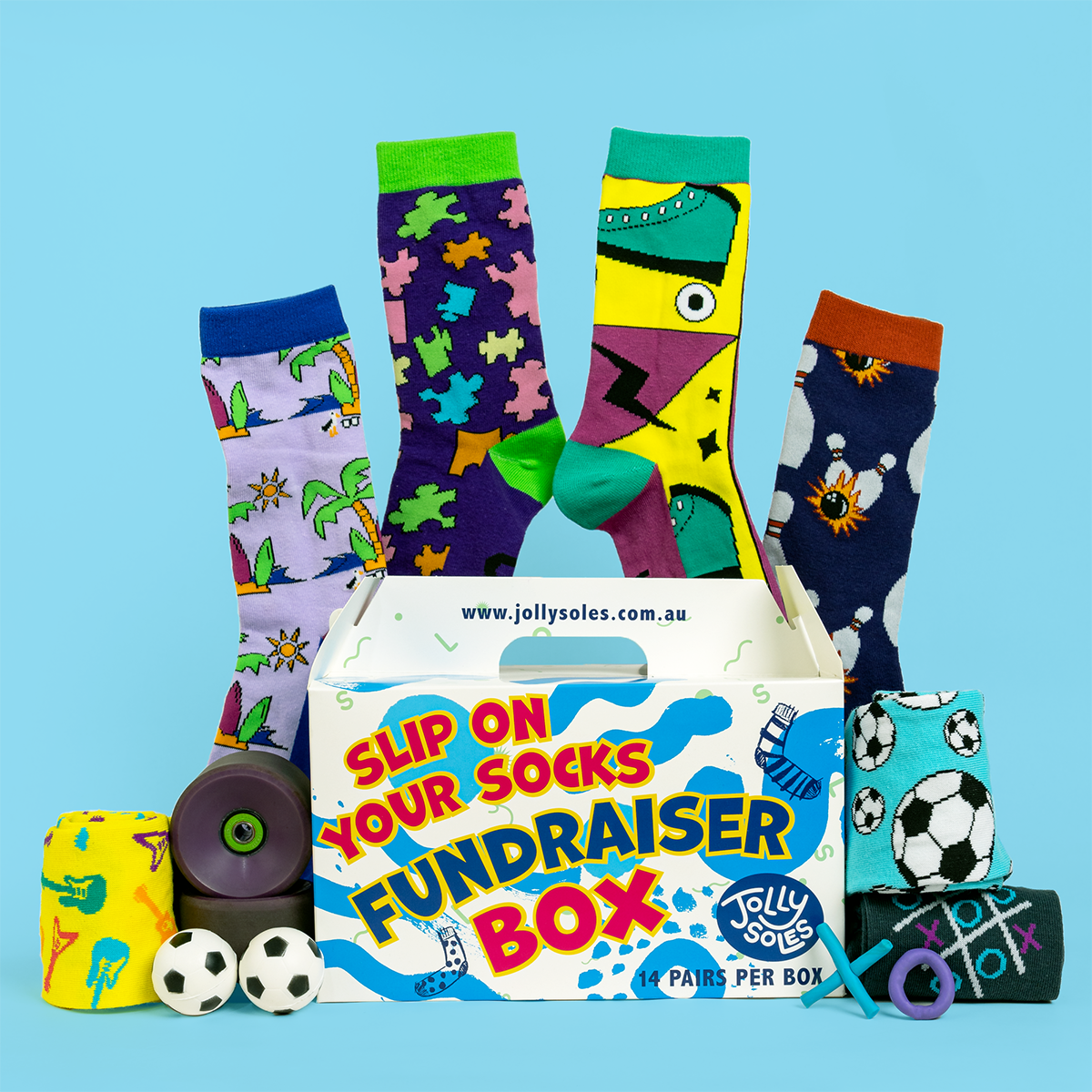 Activity Designs Fundraiser Sock Box