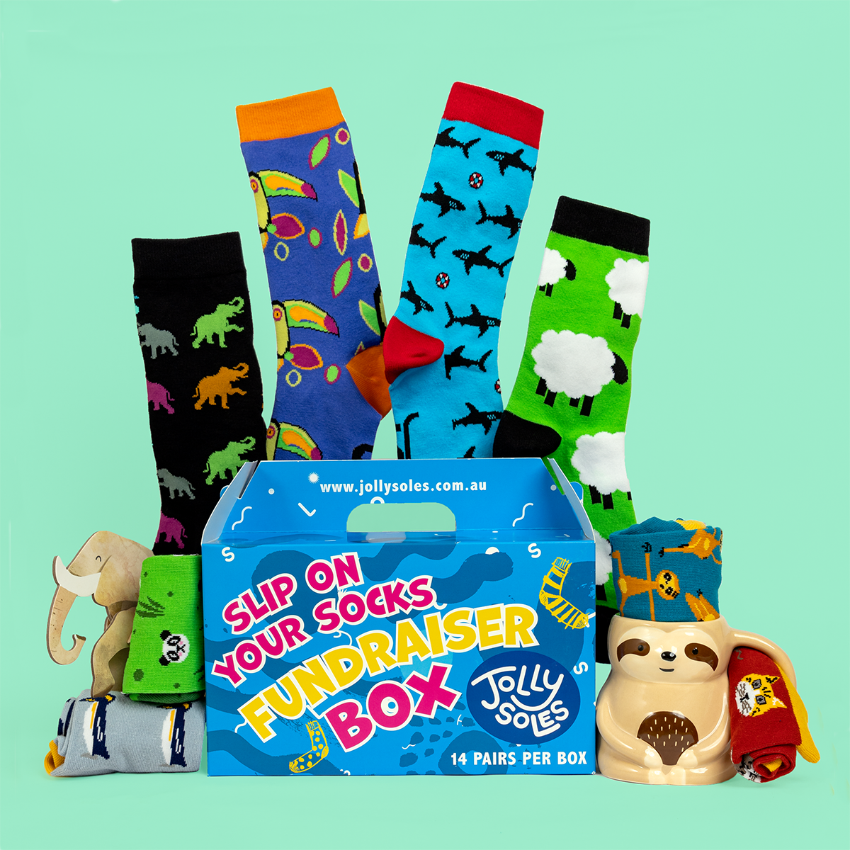 Jolly Soles Sock Fundraiser - Animal theme