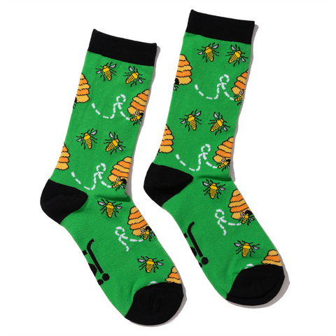 Mini Me Sets - Bee Socks