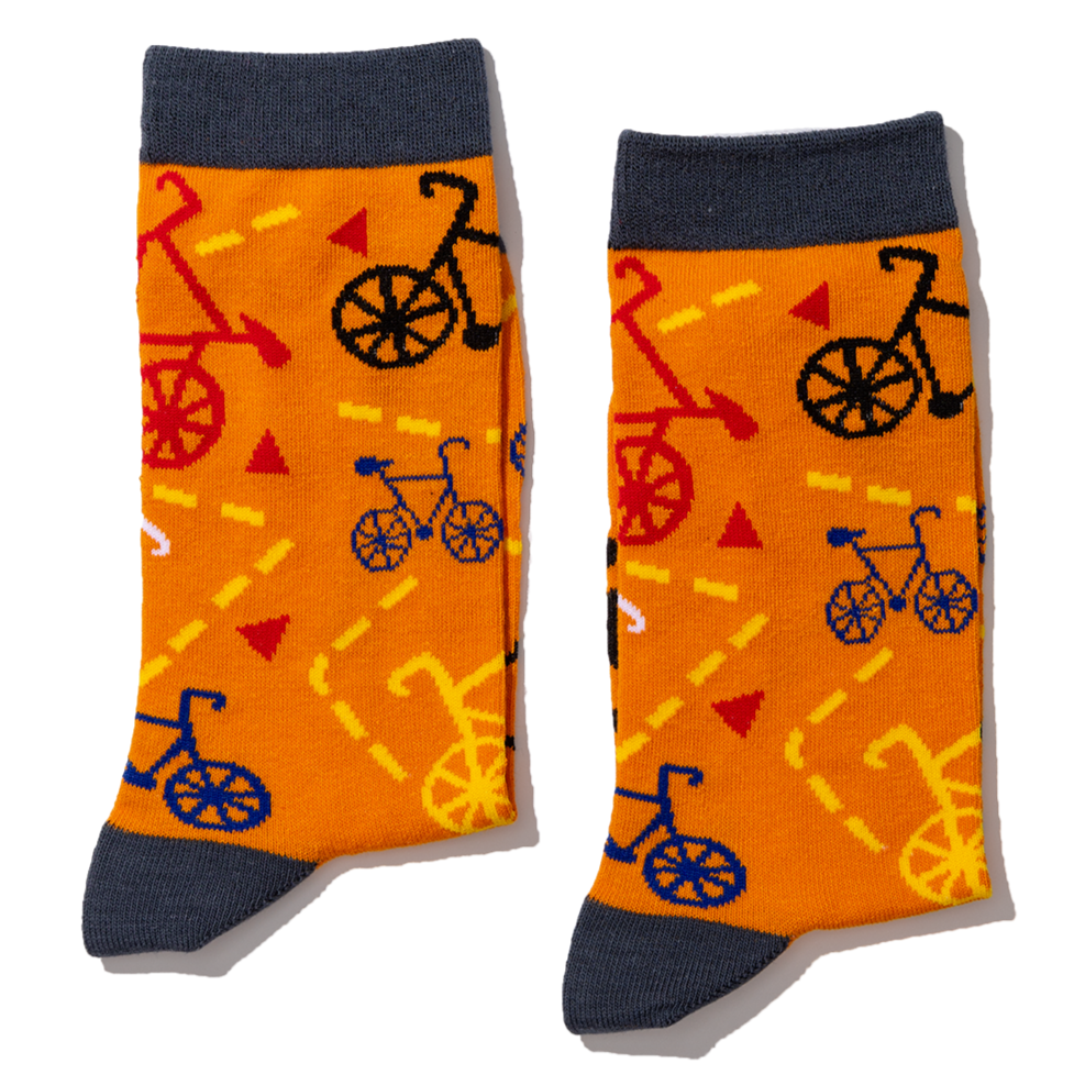 Jolly Soles Socks Bikes Design