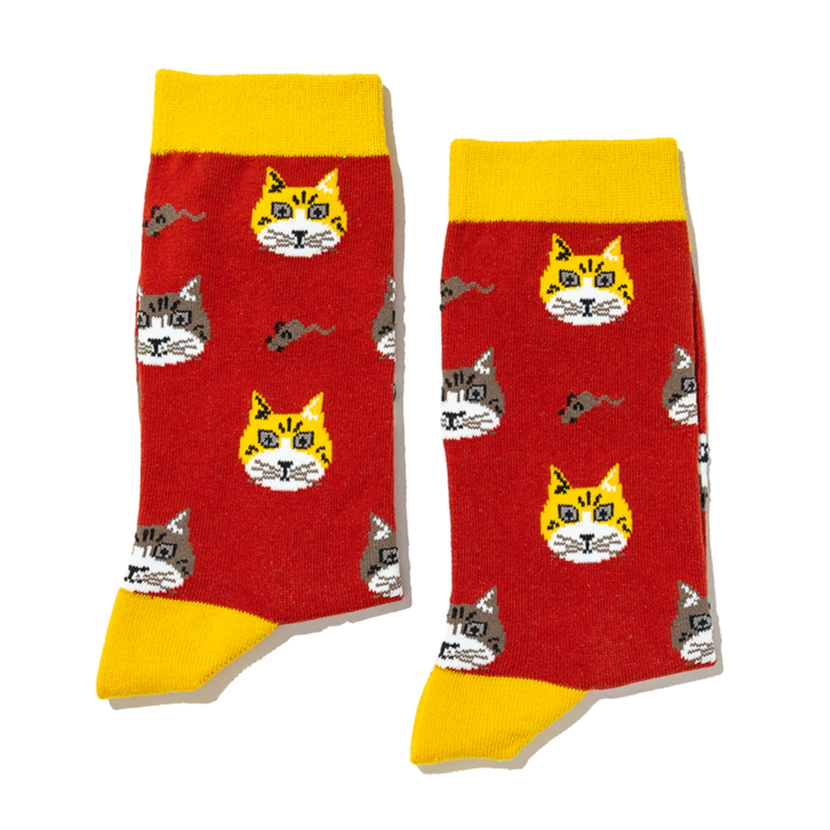 Jolly Soles Cat Design socks