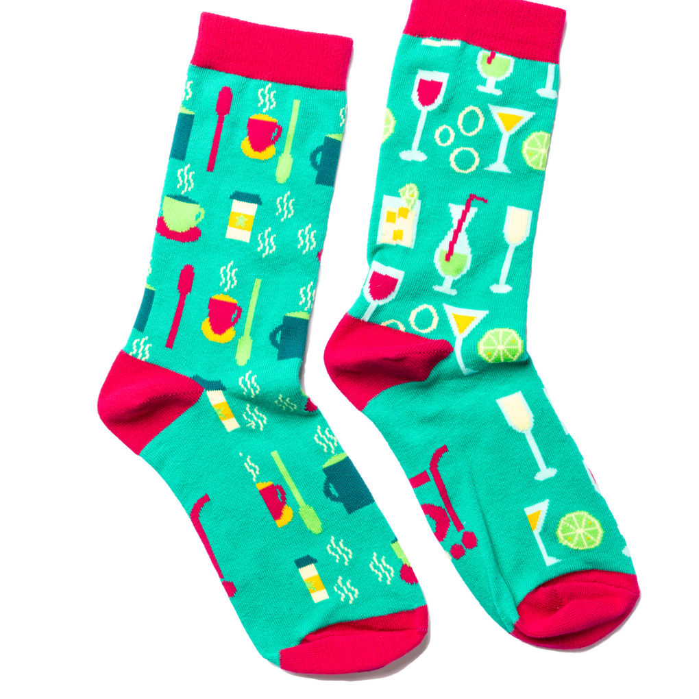 Coffee/Cocktails Jolly Soles Socks