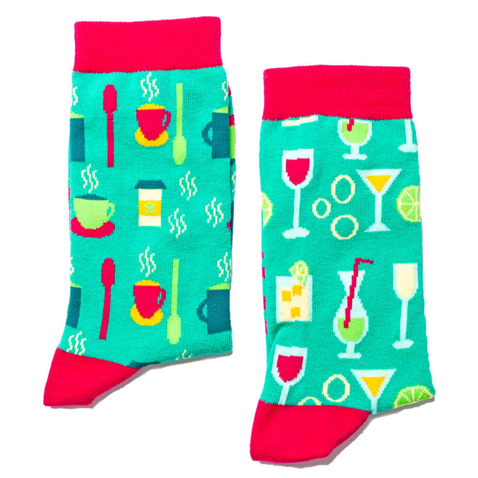 Coffee & Cocktail Jolly Soles Socks