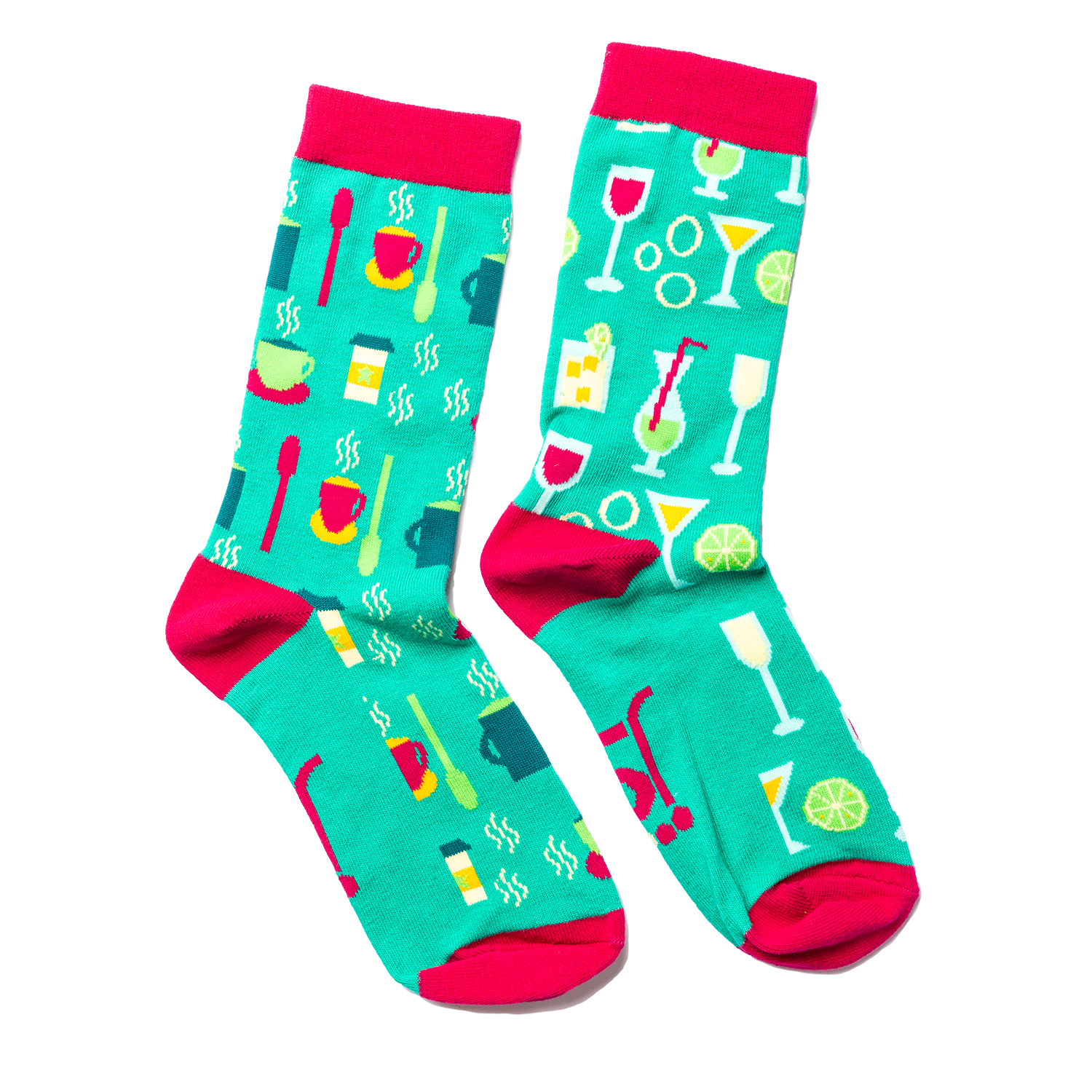 Coffee & cocktail design Jolly Soles socks