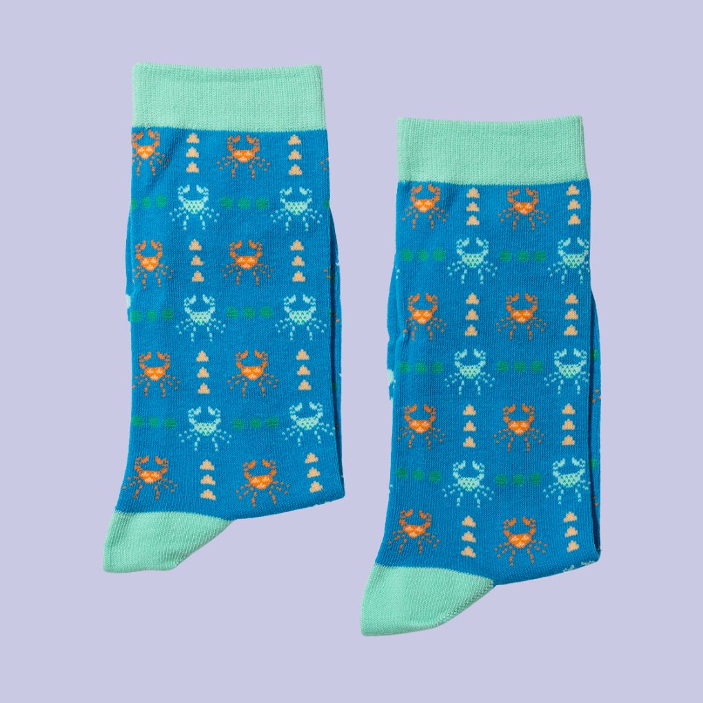 Daddy & Me Matching Sock Set - Crab design