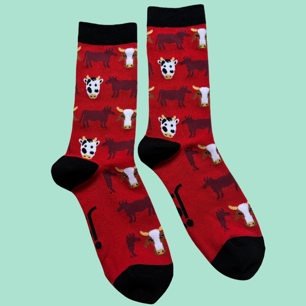 Daddy_and_Me_Matching_Sets_-_Cow_Socks_Full_Length_View Jolly Soles