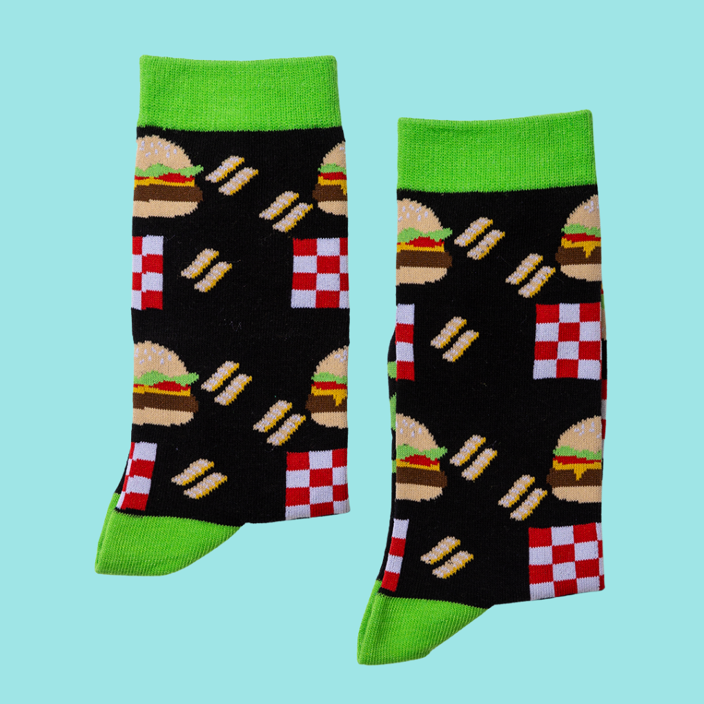Daddy_and_Me_Matching_Sets_-_Hamburger_Socks Jolly Soles