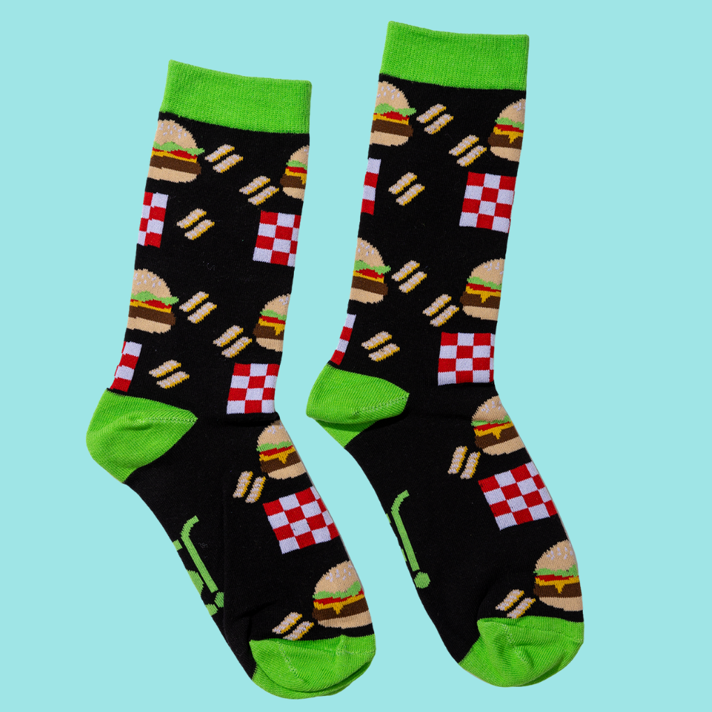Daddy_and_Me_Matching_Sets_-_Hamburger_Socks_Full_Length_View Jolly Soles