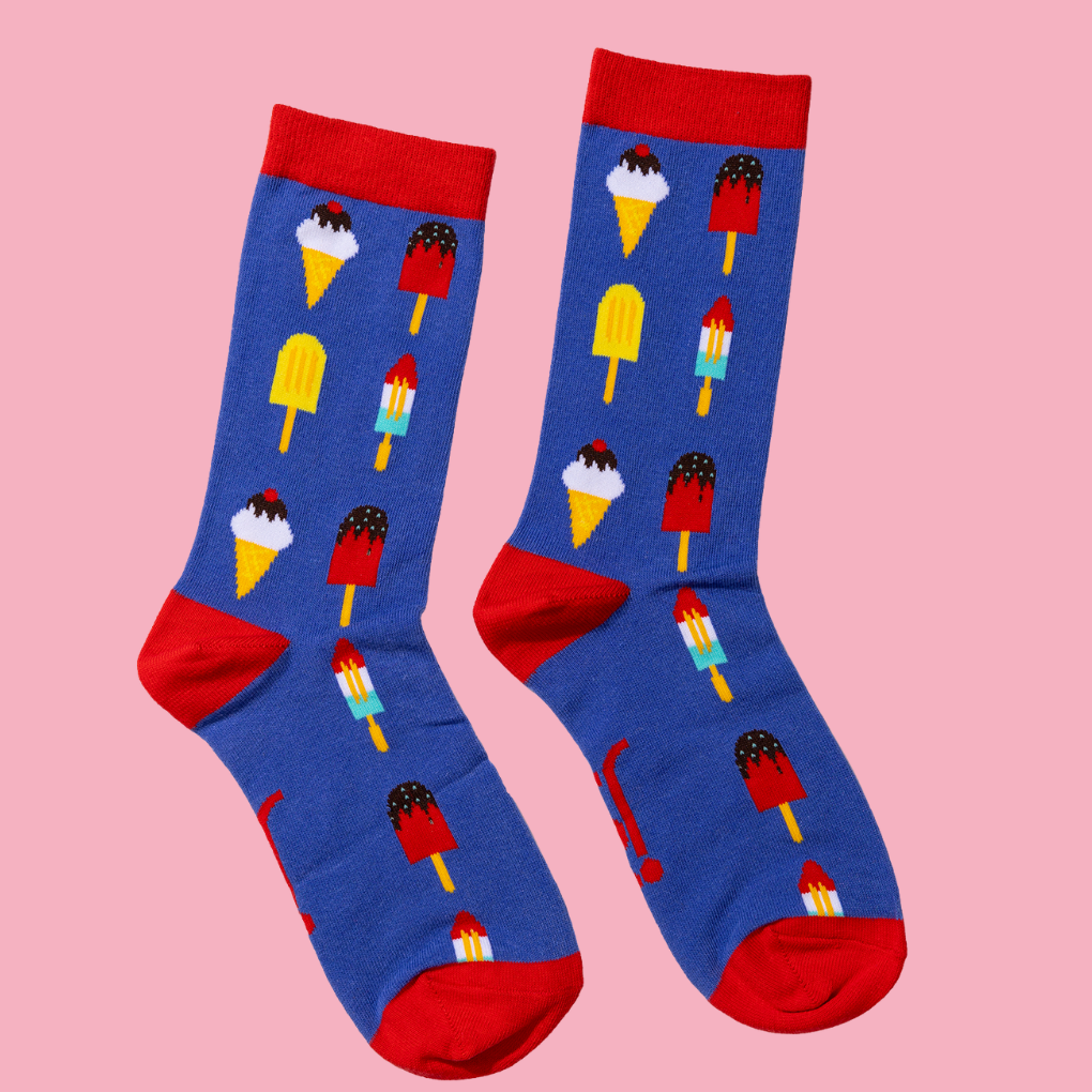 Daddy_and_Me_Matching_Sets_-_Ice_Cream_Socks_Full_Length_View Jolly Soles