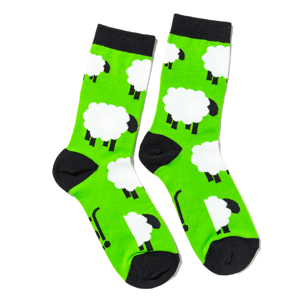 Jolly Soles Daddy and Me Matching Sheep Sock Sets Full Length View