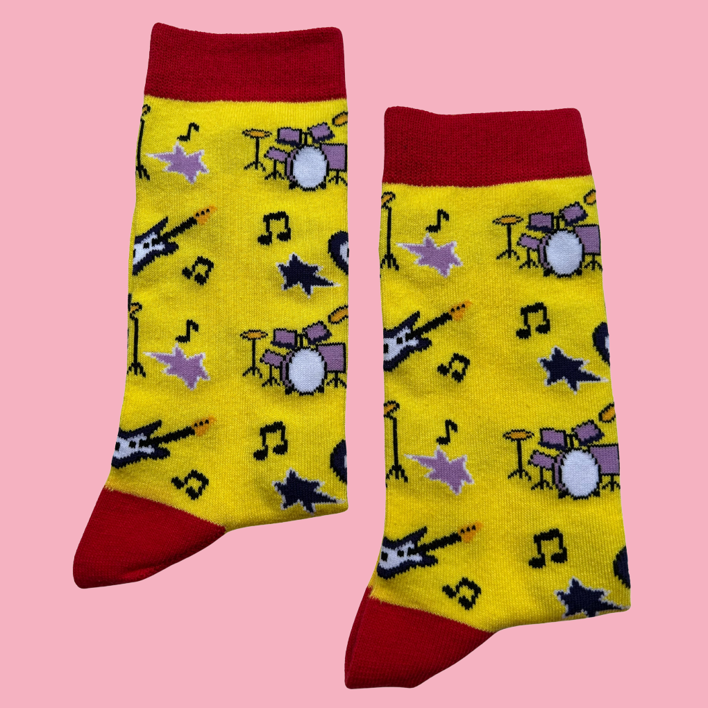DaddyandMeMatchingSets-MusicSocks Jolly Soles
