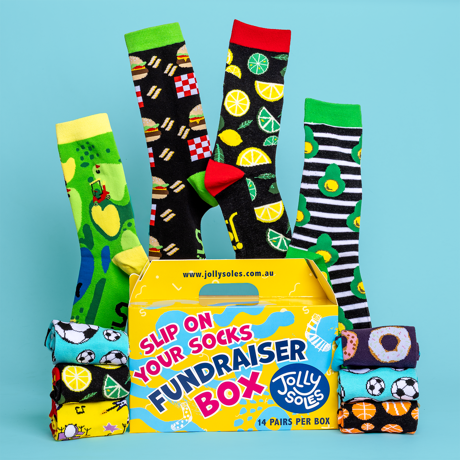 FathersDayMixedSockFundraiser Box Jolly Soles