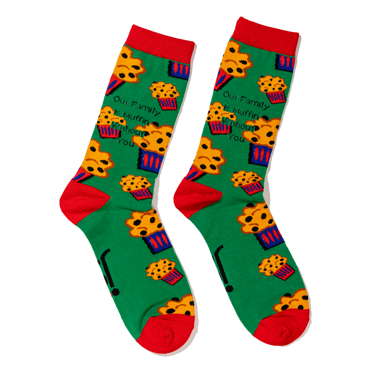 Father's Day Muffin Full Length Sock 