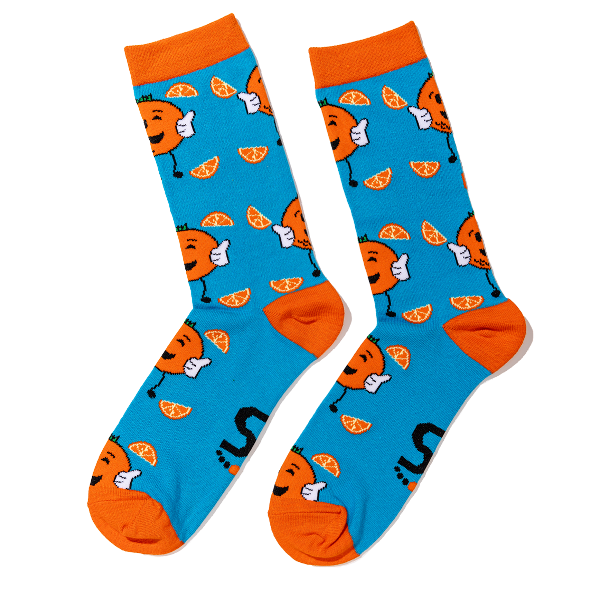 Father's Day Orange Full Length Socks