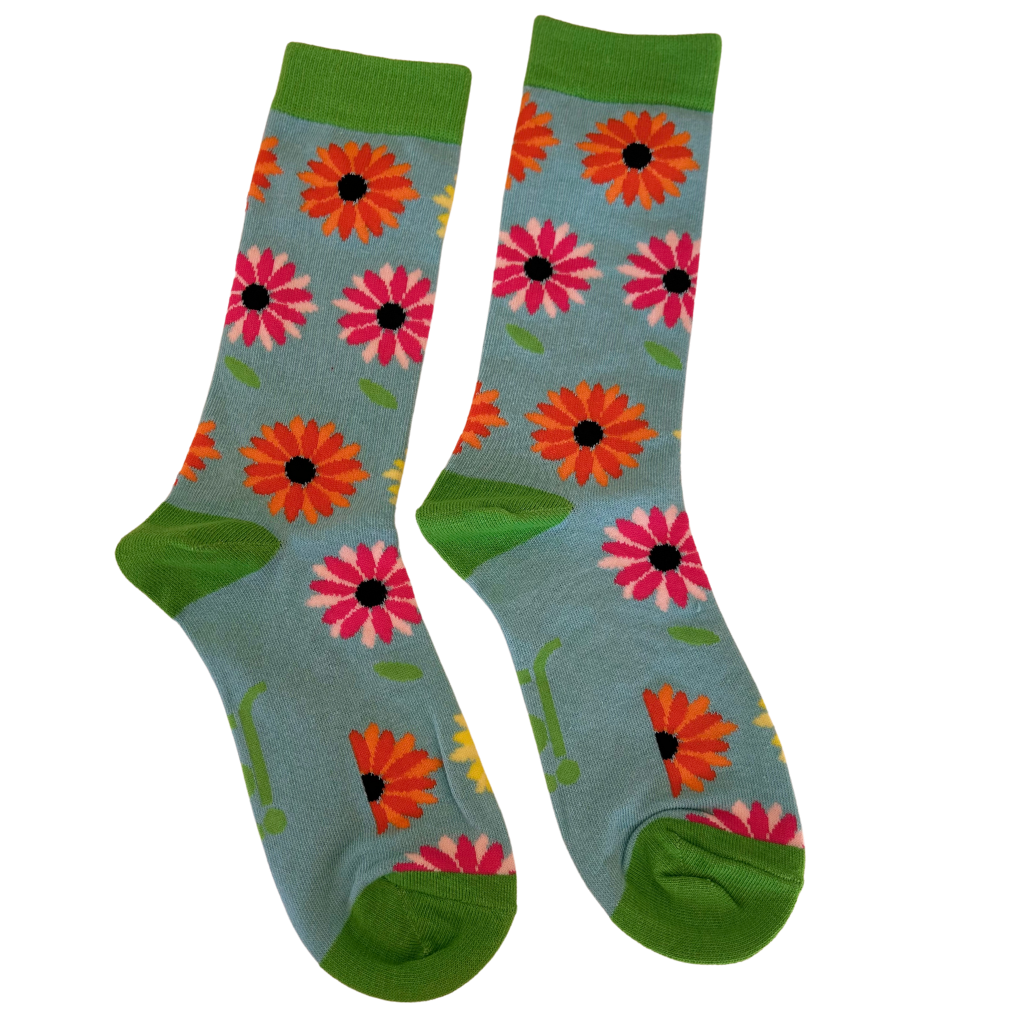 Jolly Soles Flower Socks - full length