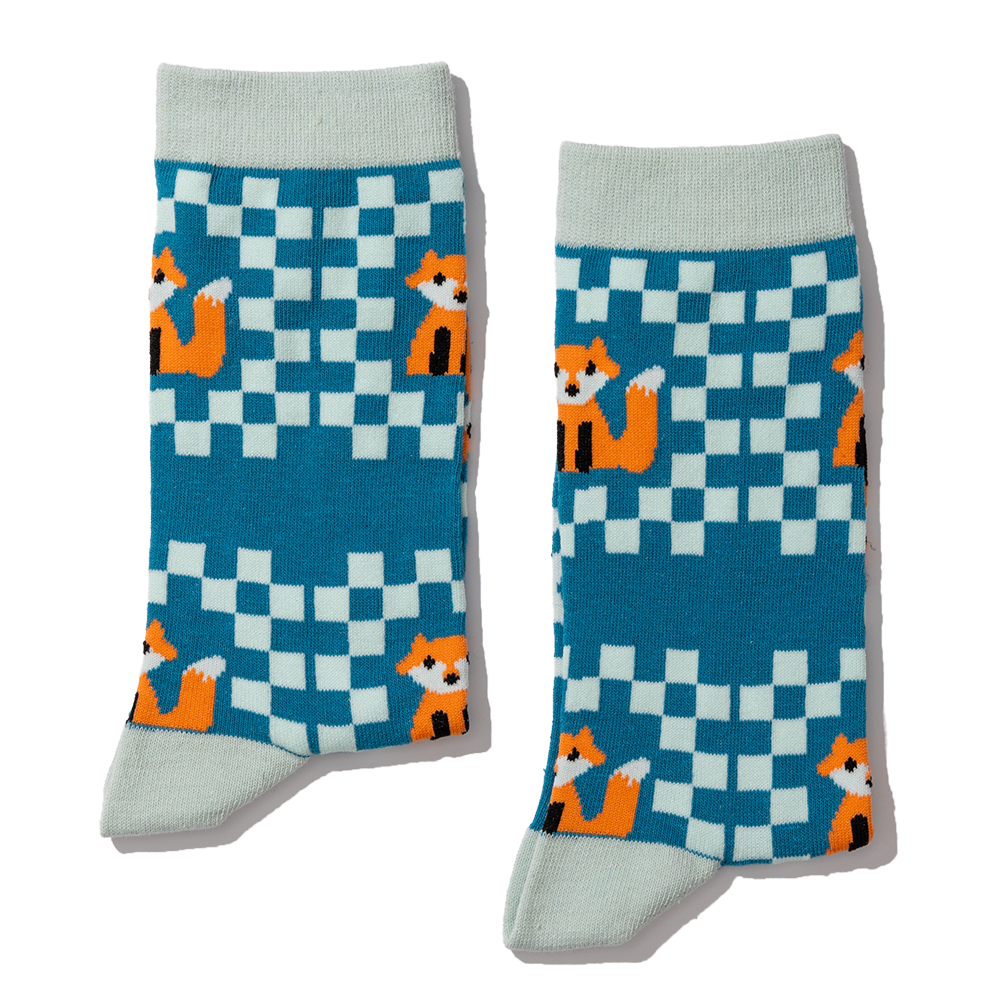 Fox Folded Socks Jolly Soles