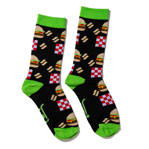 Daddy & Me Sets - Hamburger Socks