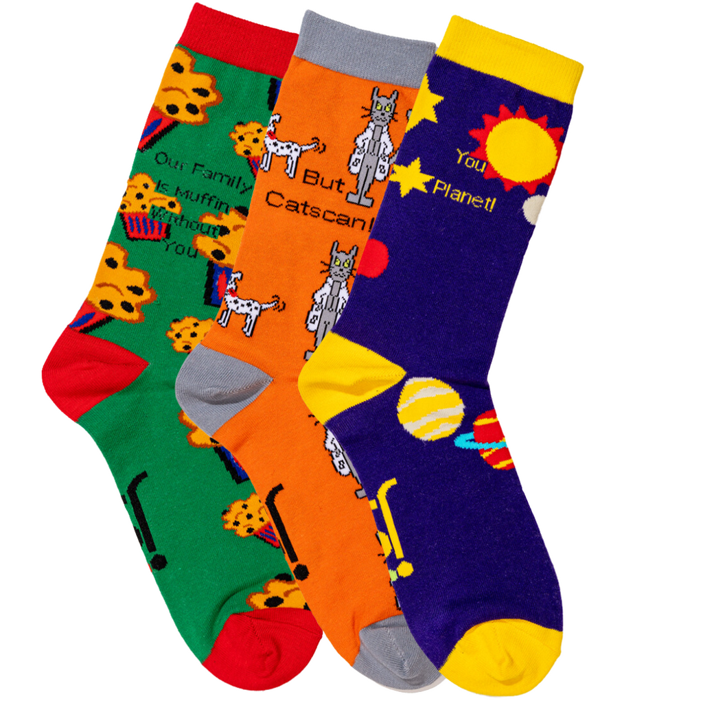 Jolly Soles Dad Joke Socks 3 pack