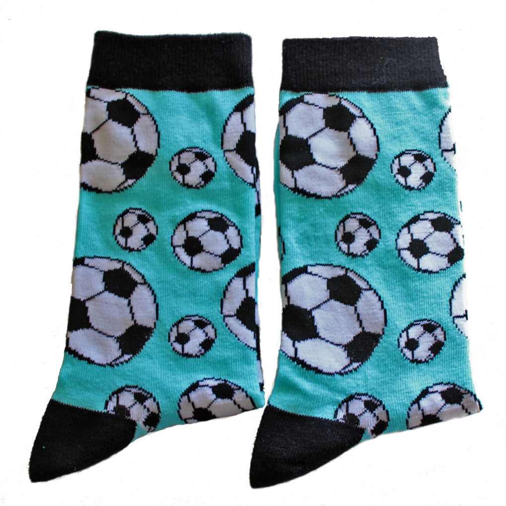 Jolly Soles Daddy & Me Soccer-Ball-Socks-Folded View