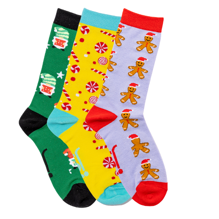 3 Pack Christmas Socks