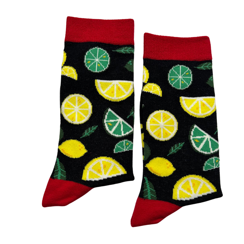 Lemon_Lime Jolly Soles Socks