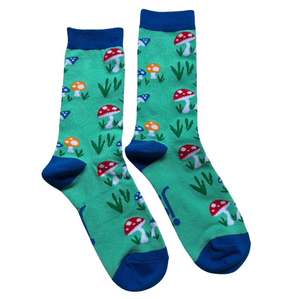 Mushroom_Jolly Soles Socks_Full_Length