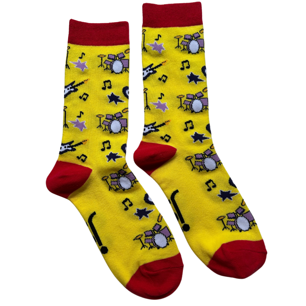 Music Socks Jolly Soles Full Length View