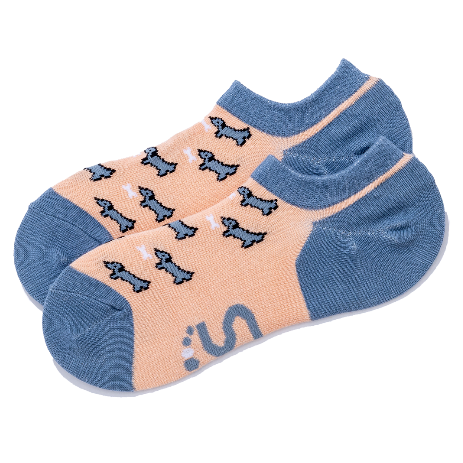 No Show Sausage Dog Socks