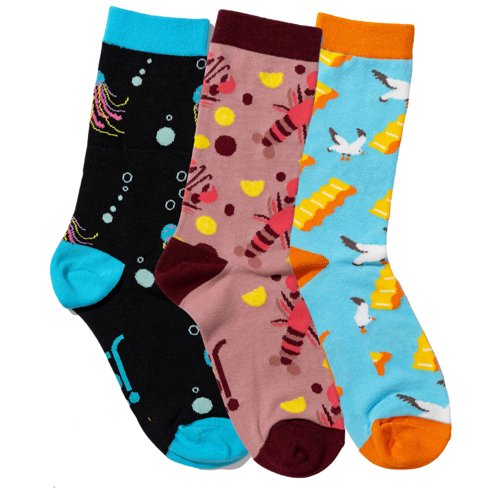 Ocean Designs Sock 3 pack