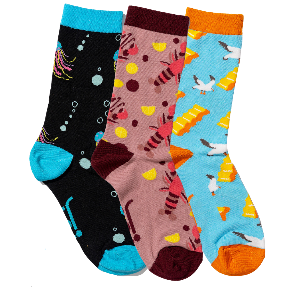 Jolly Soles Ocean Designs Sock 3 pack