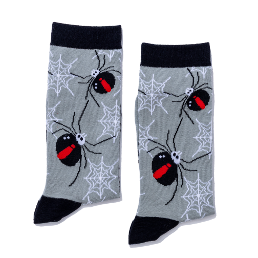 Red Back SpiderFolded Sock