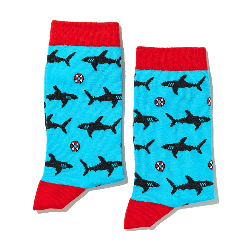 Jolly Soles Shark Design Socks