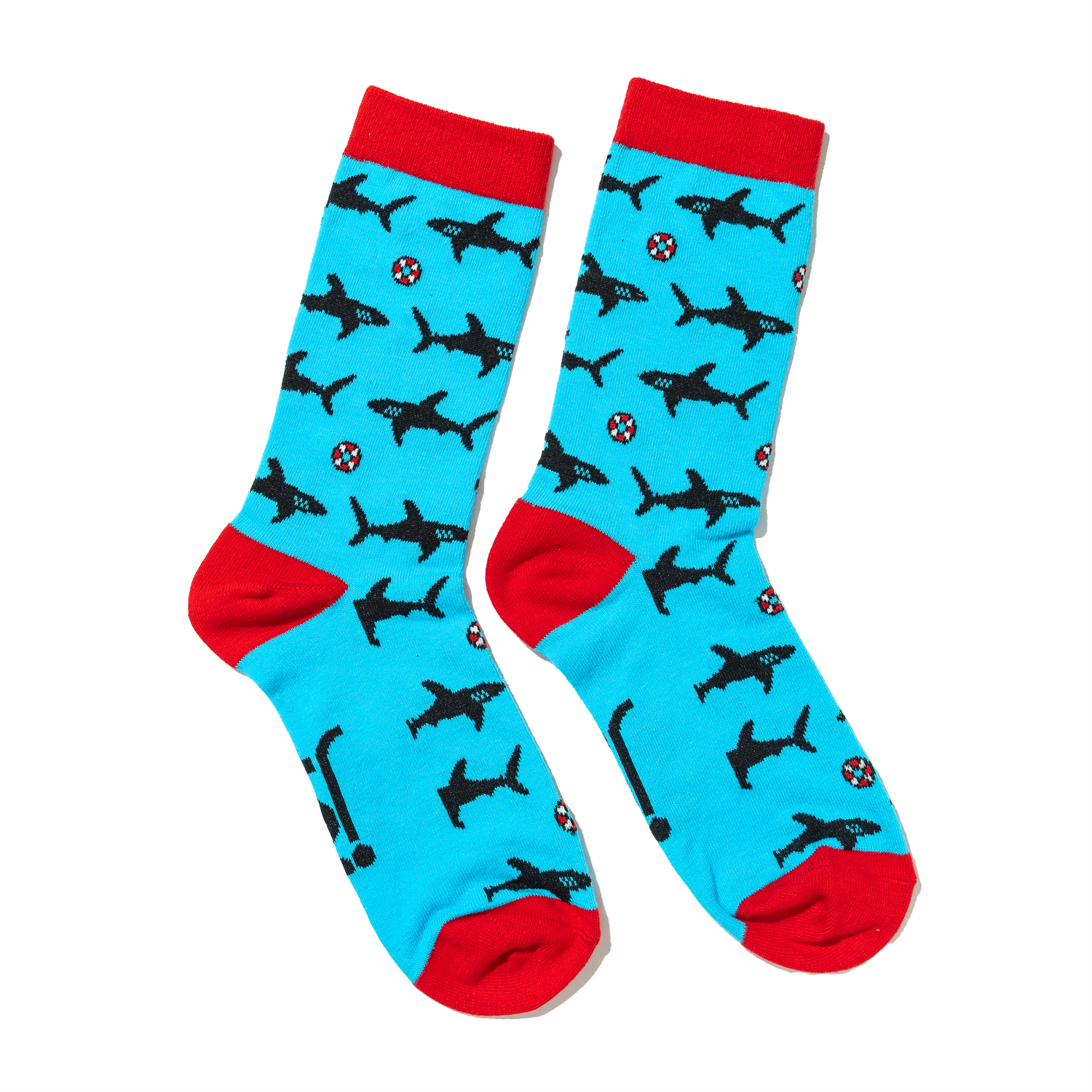 Jolly Soles Sock Shark Design Full Length 