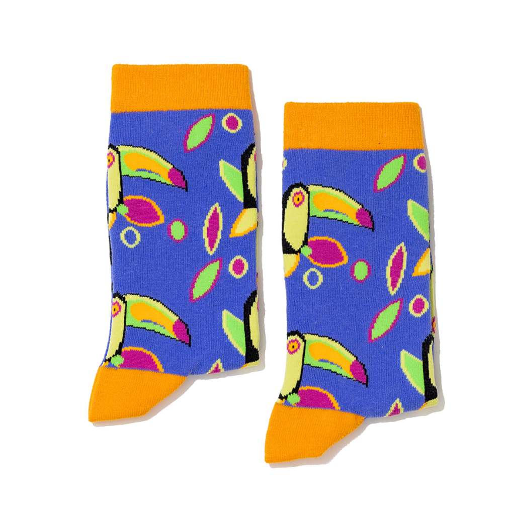 Toucan design socks Jolly Soles