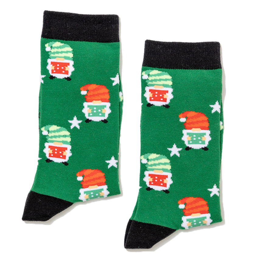 Christmas Gnomes Jolly Soles Socks