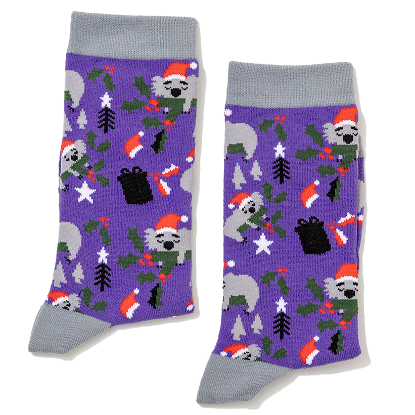 Christmas Koala Socks