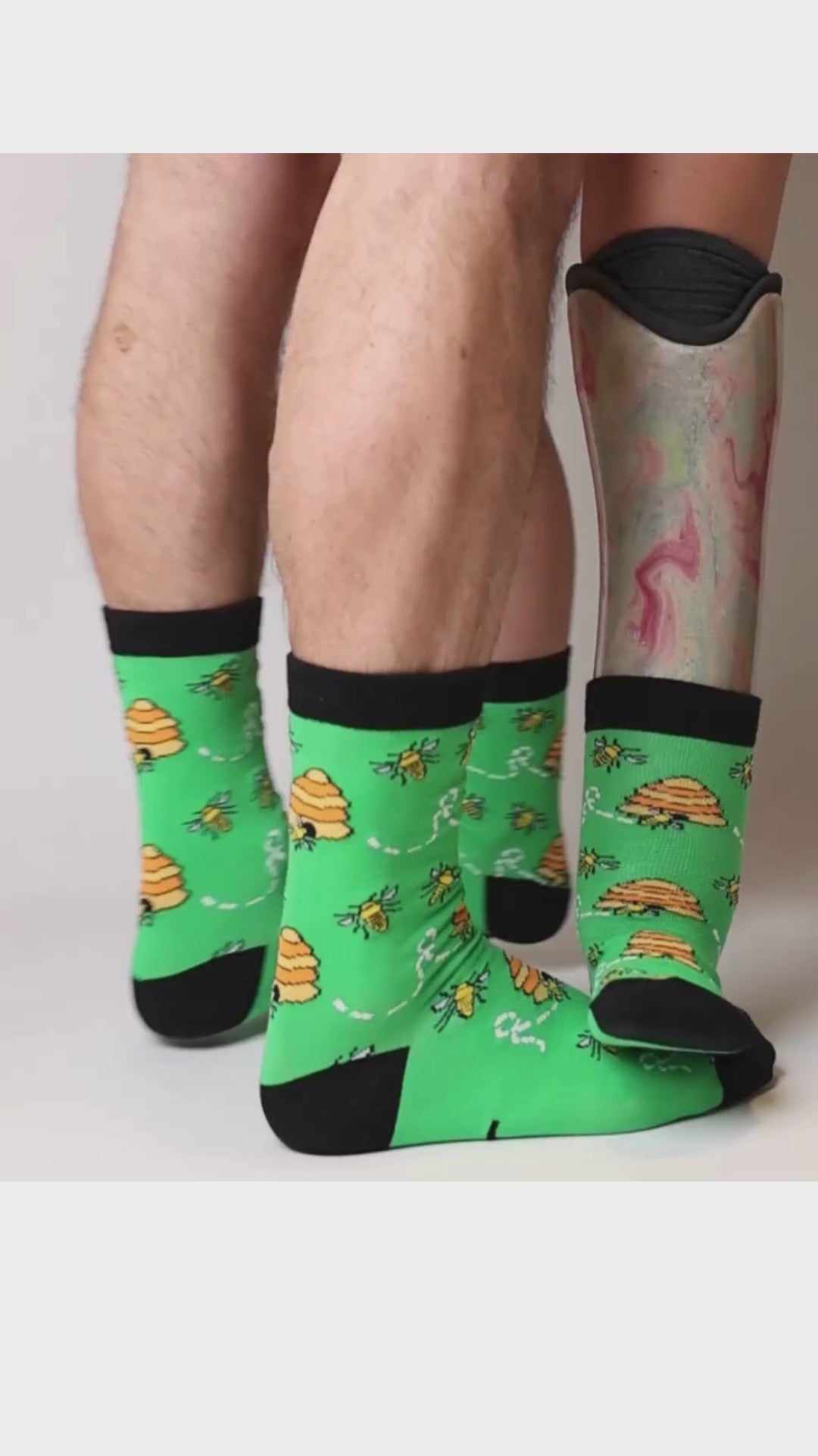 Mini Me Matching Sets - Bee Socks