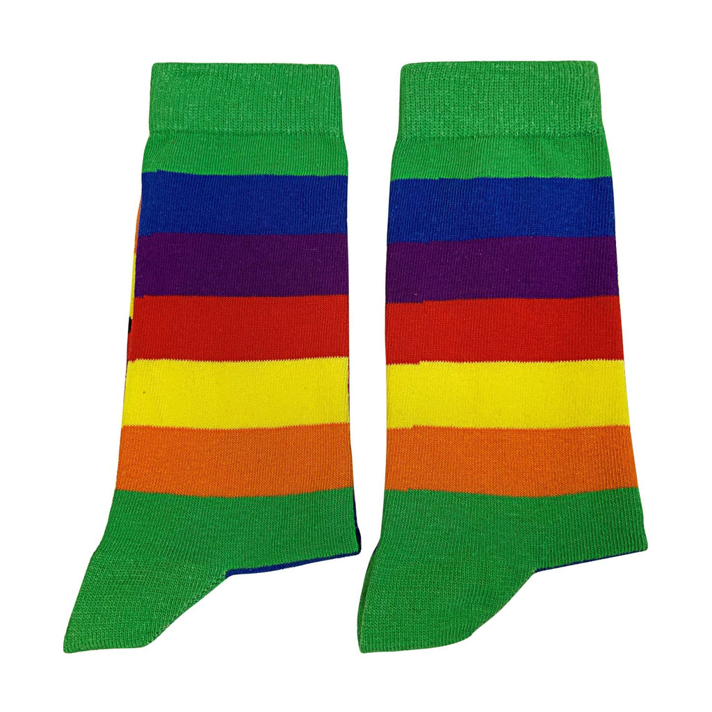 Jolly Soles Rainbow Sock Design