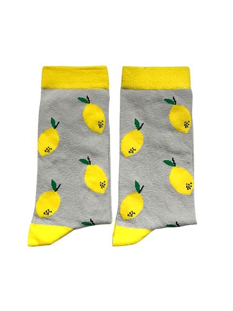 Lemon socks, large and small size available-[fundraiser]-Jolly Soles