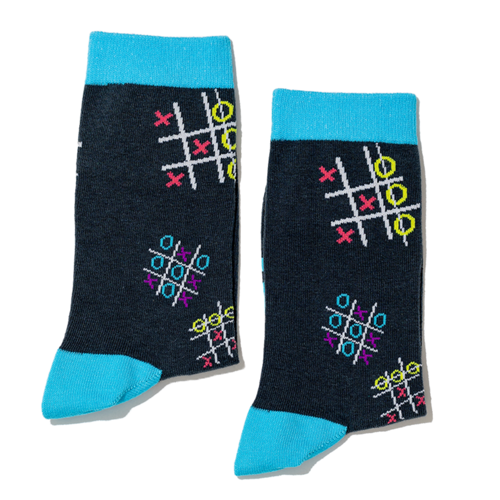 Noughts and Crosses Socks Jolly Soles