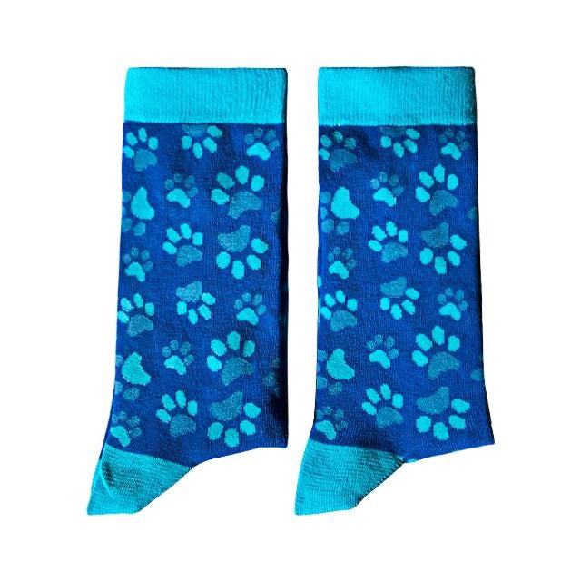 Paw Print design socks, all sizes available