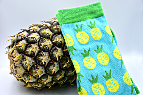 Fruit Salad - Blue Pineapple Socks